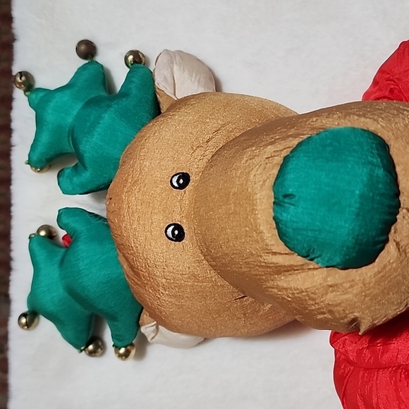 CHRISTMAS STOCKING NEW WITH TAGS  REINDEER / JINGLE BELLS 🔔 - Picture 2 of 9